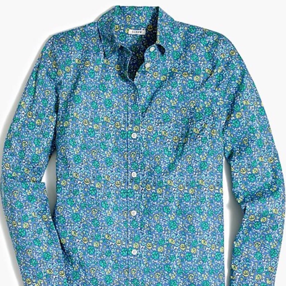 J Crew | Floral Button Up